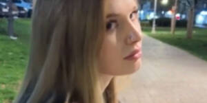 ล่อหีฝรั่งสวยข้างทาง